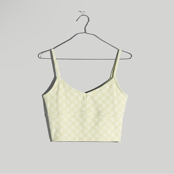 Madewell Light Green Sports Bra - Picture 3 of 11